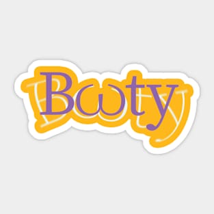 Bωty Grape thin Sticker